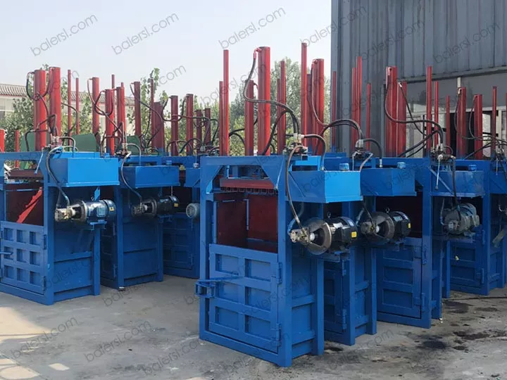 scrap baling machine