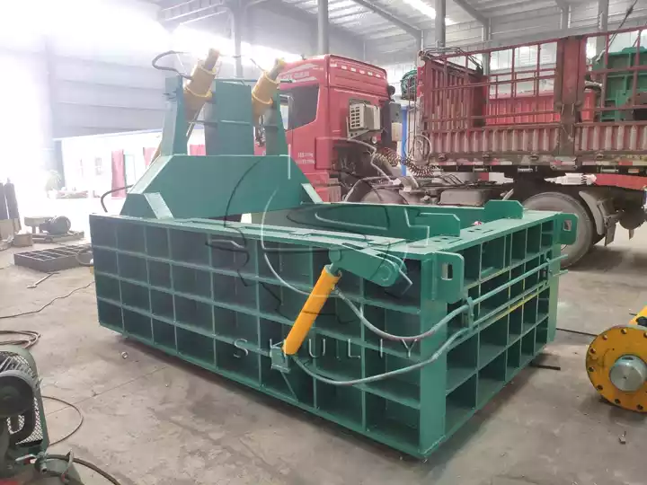 scrap baling press machine