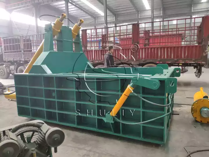 industrial metal baling press machine