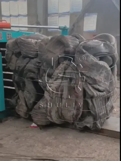 готовая продукция машины для переработки шин