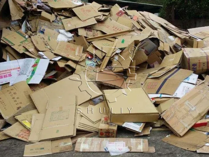 waste cardboard