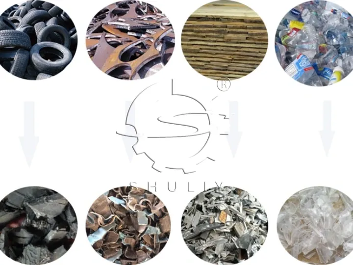 application of metal shredding machine