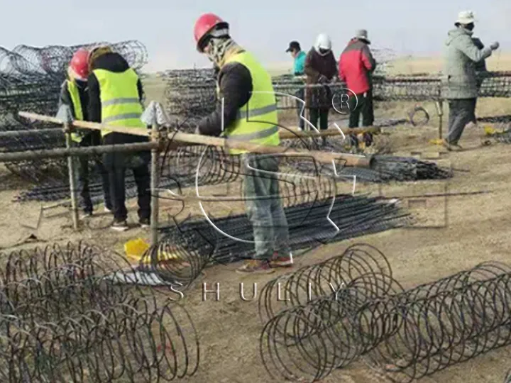 application of spring coiler