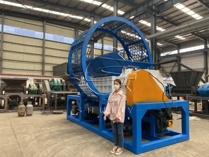 metal shredder with screen