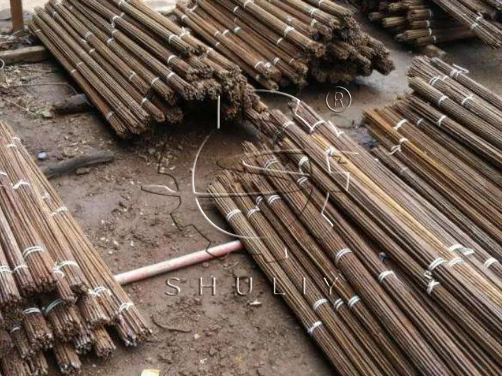 straightened steel bars