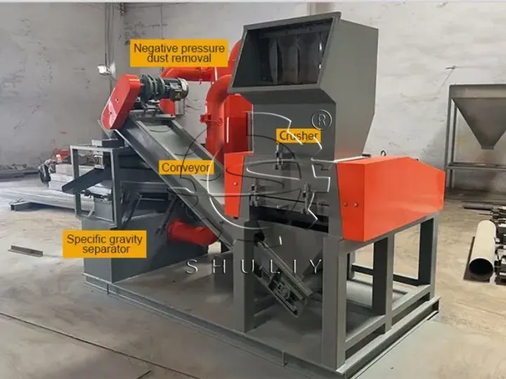 structure of copper wire granulator machine