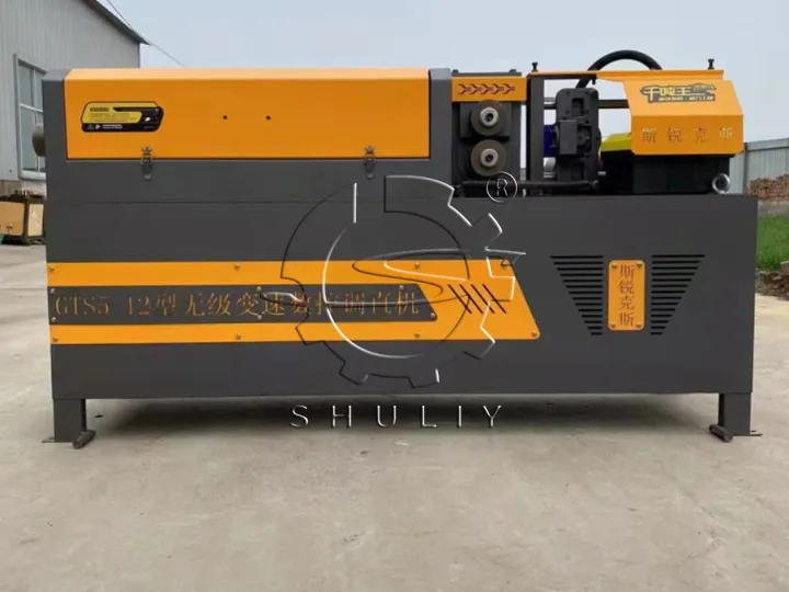 CNC rebar straightener and cutter