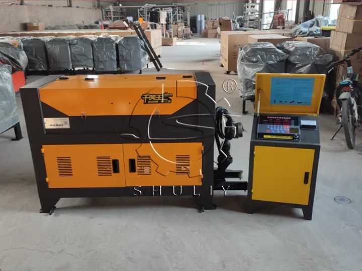CNC rebar straightening and cutting machine