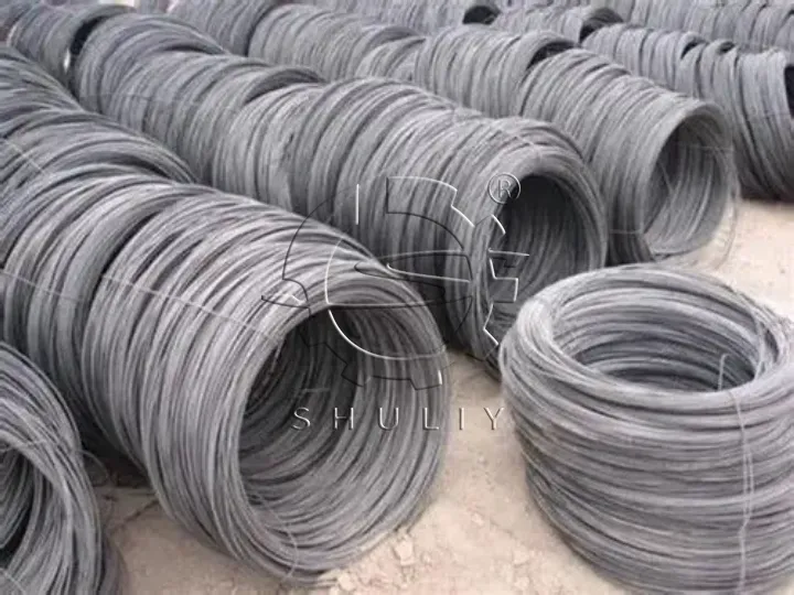 coiled rebar before processing