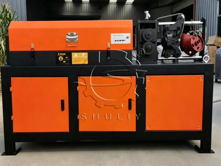 rebar straightening and cutting equipment